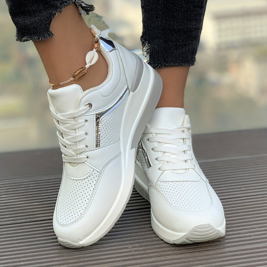 EB | Einfarbige Sneaker Für Damen Ideal Für Den Alltag