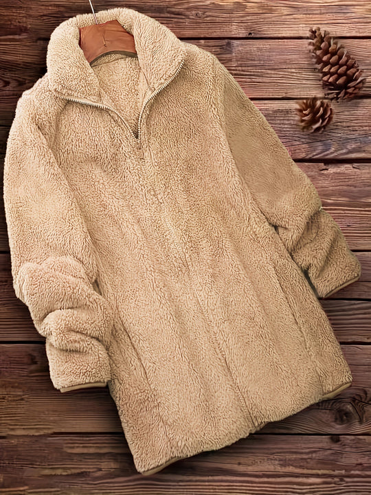 EB | Plüschjacke Polyester Weich und Warm