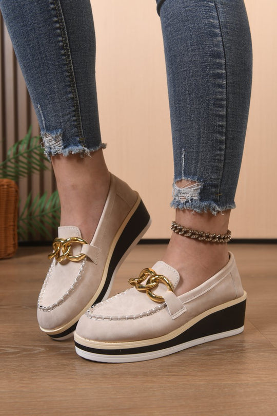Orthopädische Slipper mit dicker Sohle und Ketten EB EB