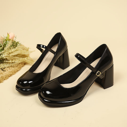 EB | Stilvolle Wasserdichte Mary Jane Pumps