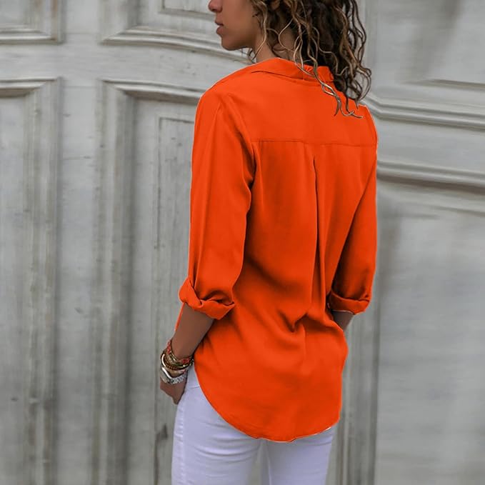EB | Elegante Chiffonbluse für Frauen