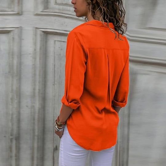 EB | Elegante Chiffonbluse für Frauen