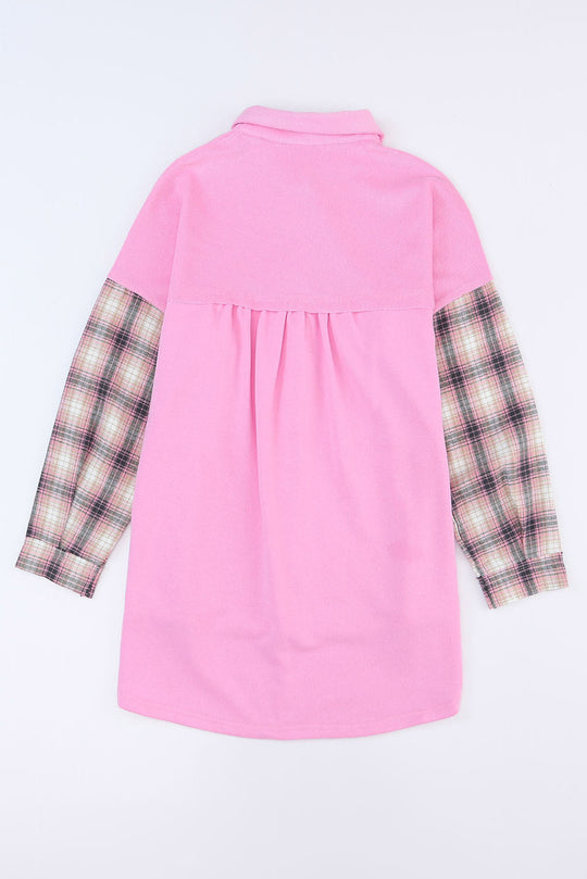 EB | Gepunktete Flanellhemden Polyester und Baumwolle Einzigartiger Look