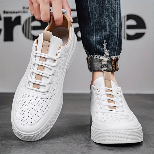EB | Bequeme Lässig Weiße Herrenschuhe