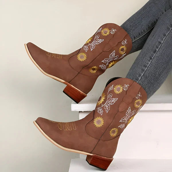 Kniehohe Cowboystiefel Für Damen EB