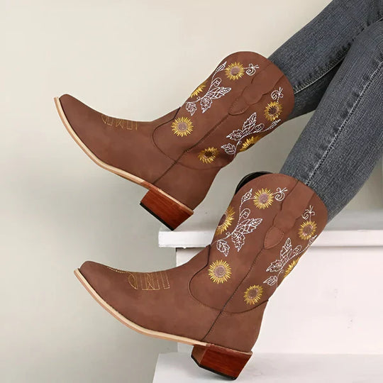Kniehohe Cowboystiefel Für Damen EB