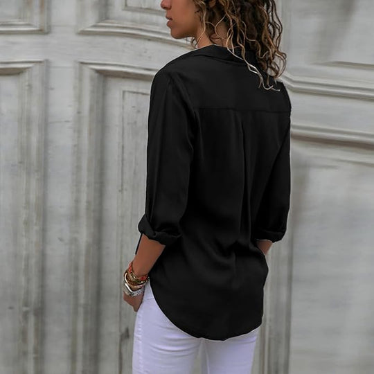 EB | Elegante Chiffonbluse für Frauen