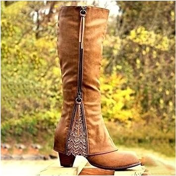 EB | Weinlese High Heeled Stiefel