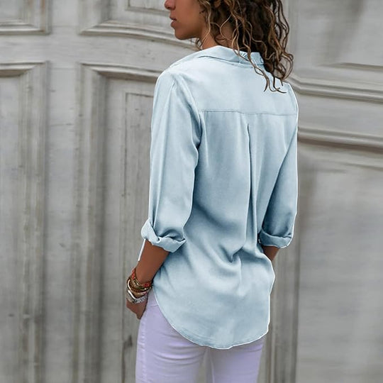 EB | Elegante Chiffonbluse für Frauen