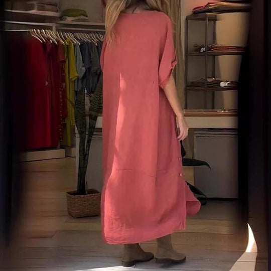 EB | Leinen Baumwolle Kleid