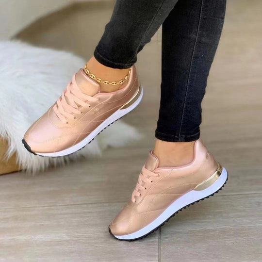 Komfortable Leder Damen-Sneakers EB