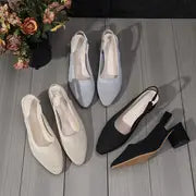 Atmungsaktive hochhackige Pantoffeln Sandalen Frauenschuhe EB