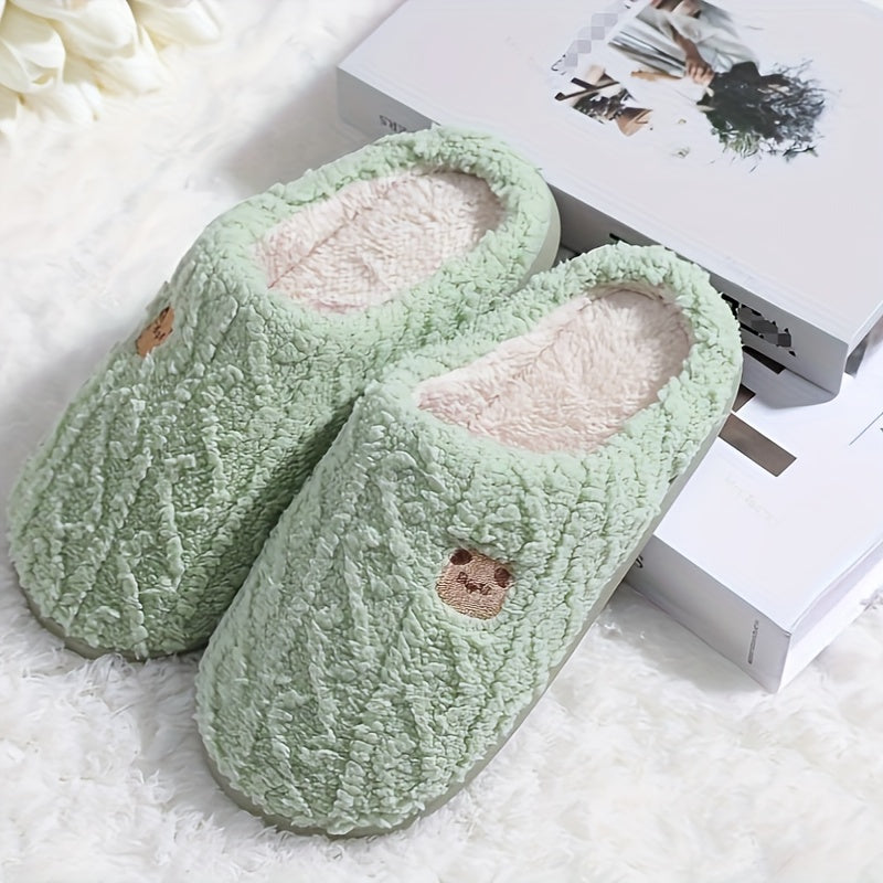 Kuschelhausschuhe Mit Strickmuster Bella EB