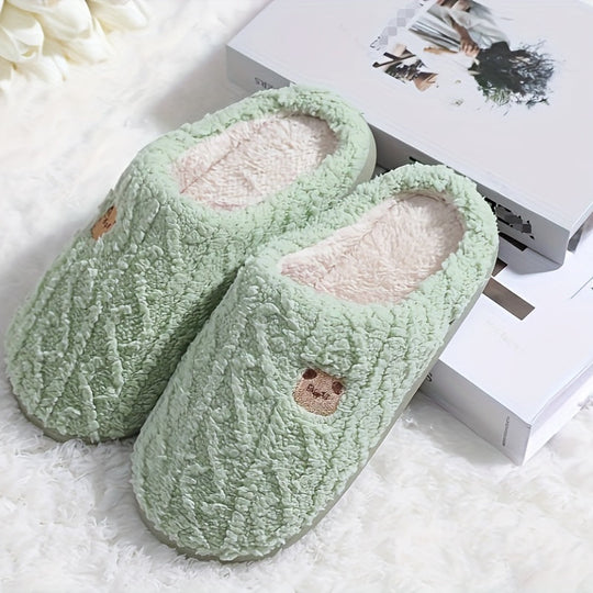 Kuschelhausschuhe Mit Strickmuster Bella EB