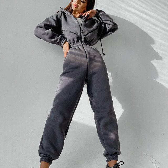 EB | Hoodie Zweiteiliges Set für Alltag und Freizeit