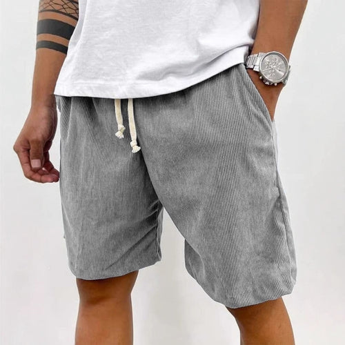 EB | Herren Casual Kordelzug Cord Shorts