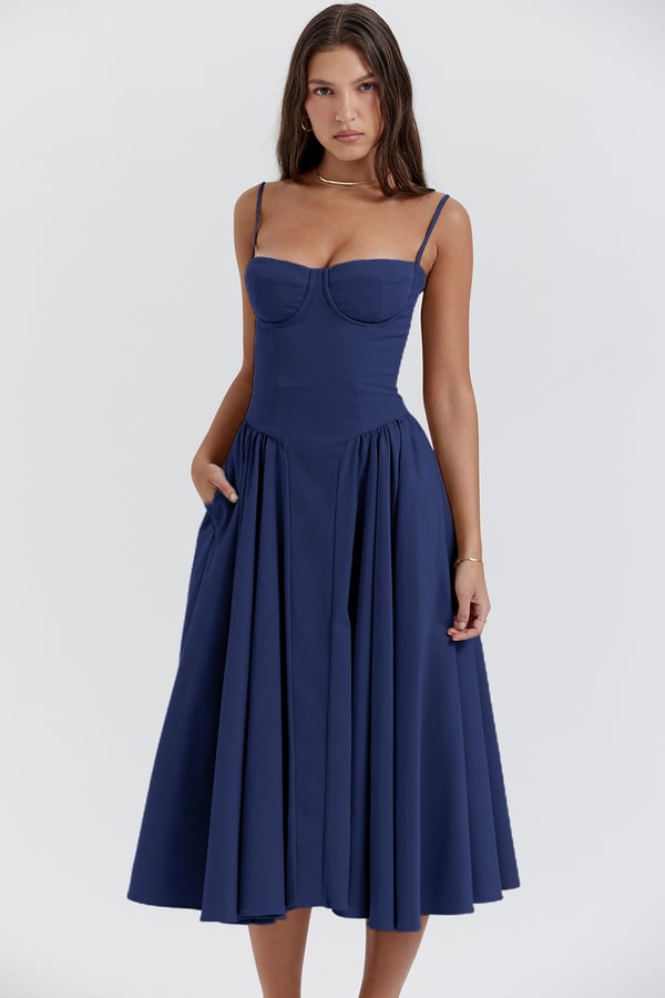 EB | Midikleid In Korsettform