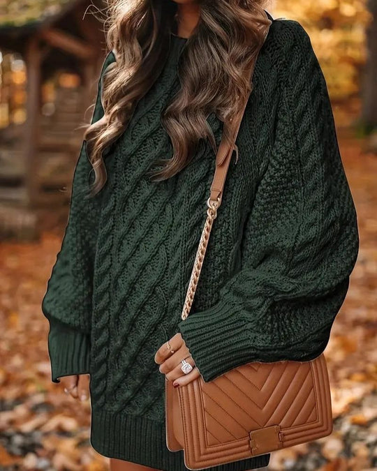 EB | Kabelstrick Langarmkleid