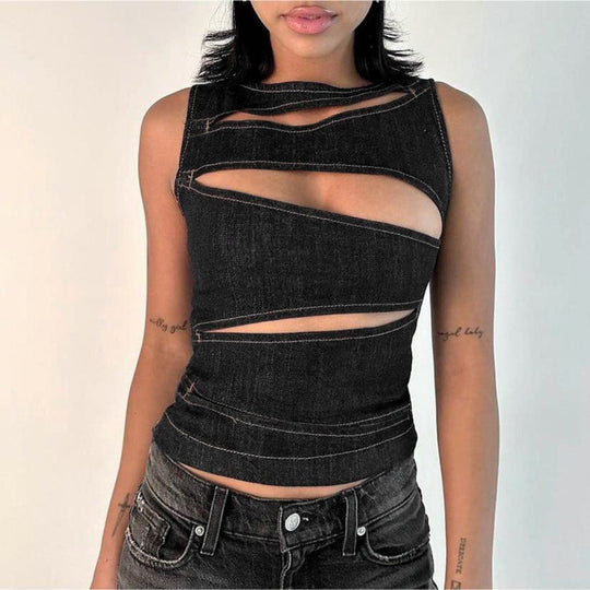 EB | Top aus Jeansweste