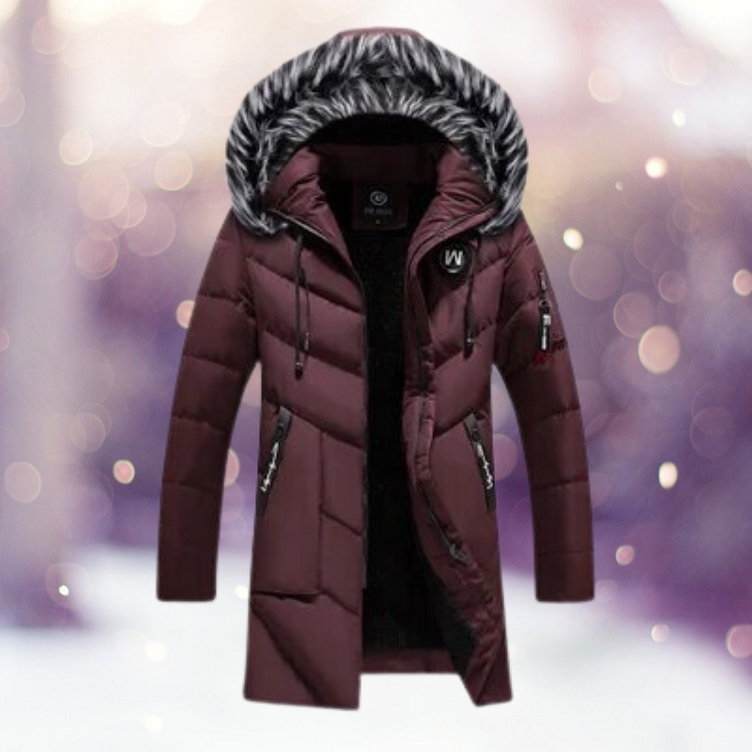 EB | Parka Jack - stilvolle isolierte Damen Außenjacke mit Kunstpelzkapuze