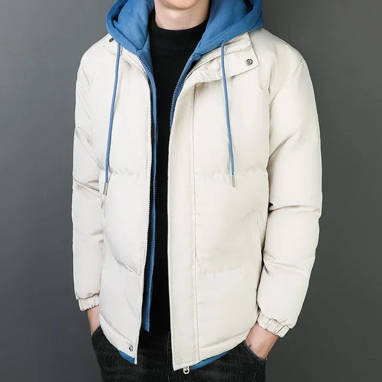 EB | Herrenjacke aus schwerem Baumwollstoff mit winddichter Kapuze