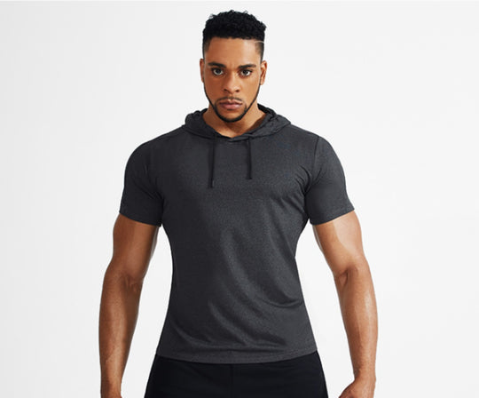 EB | Sport-Kapuzenpullover mit halben Ärmeln