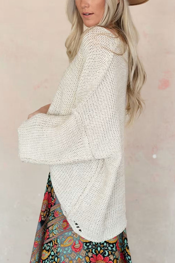 EB | Strickpullover mit Rundhalsausschnitt für täglichen Komfort