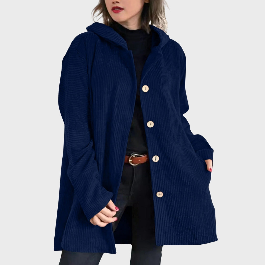 EB | Gemütliche Kordjacke mit Kapuze