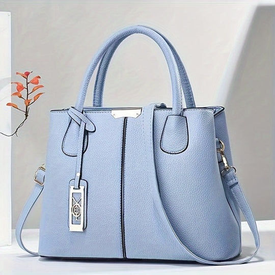 EB – Schicke All Season Geräumige PU Handtasche für Frauen