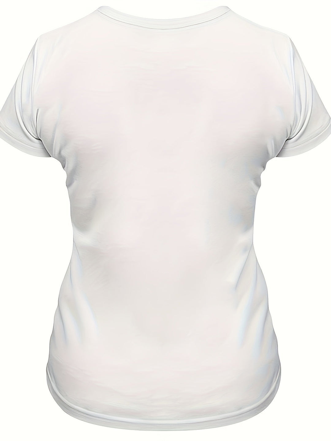EB | Damen T-Shirt Sommershirt mit Hühnerdruck, Rundhalsausschnitt, Kurze Ärmel, Lässig und Komfortabel