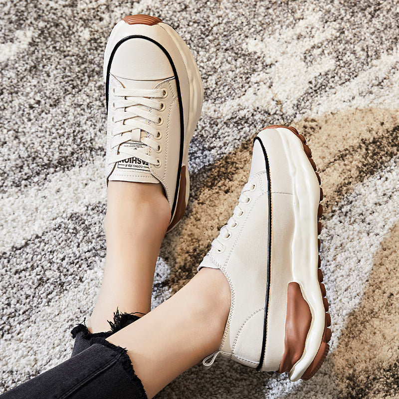 Trendige Plateau-Sneaker Für Damen EB