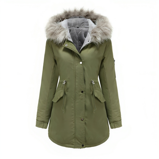 EB | Winter Parka mit veganem Pelz für Damen umweltfreundliche Materialien