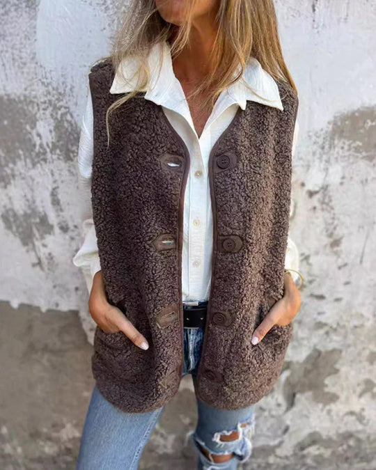 EB | Damen Herbst Knöpfli Kurz Warm