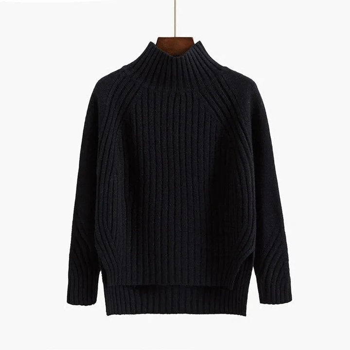 EB | Strickpullover mit Halbem Rollkragen