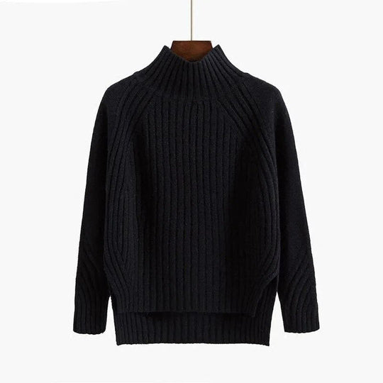EB | Strickpullover mit Halbem Rollkragen