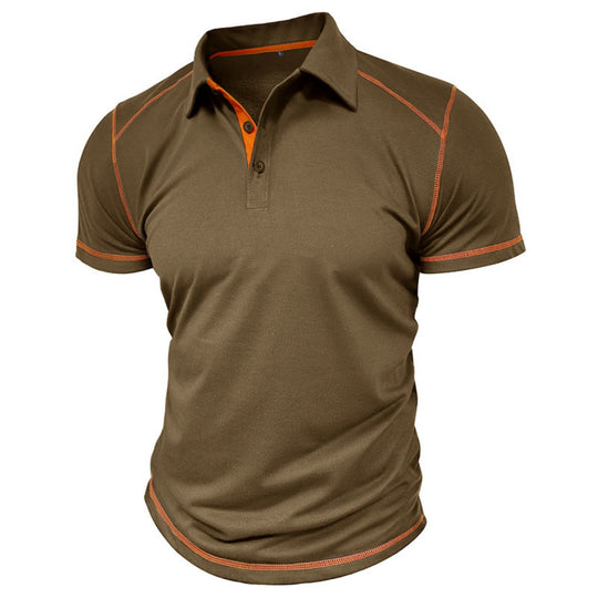 EB | Kurzärmeliges Poloshirt zum Spleißen