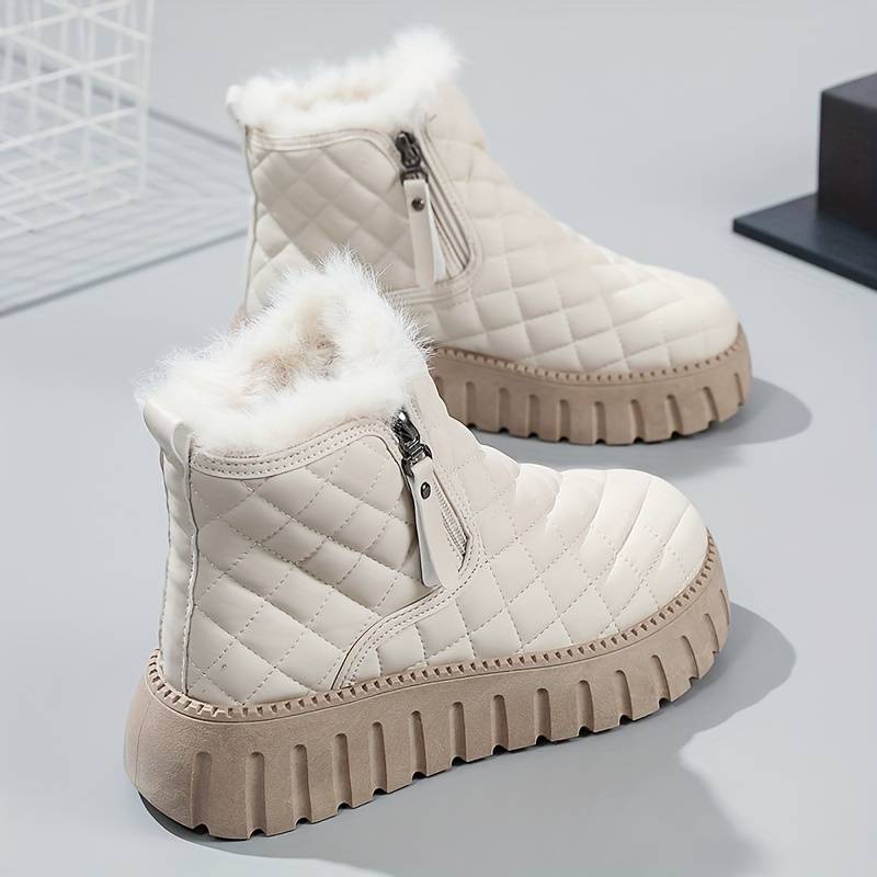 EB | Gesteppte Dick-Sohlige Warme Winterstiefel