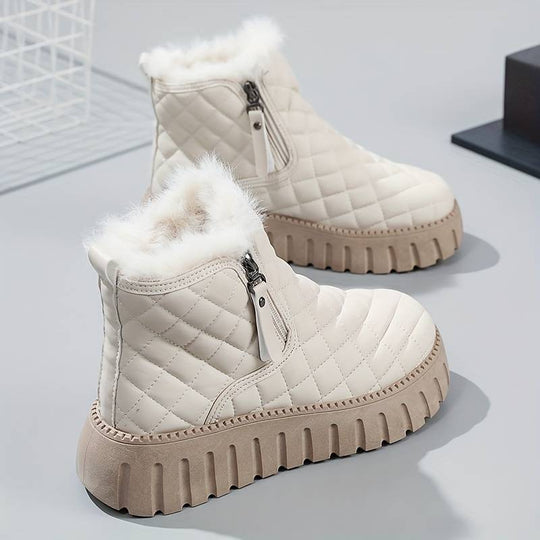 EB | Gesteppte Dick-Sohlige Warme Winterstiefel