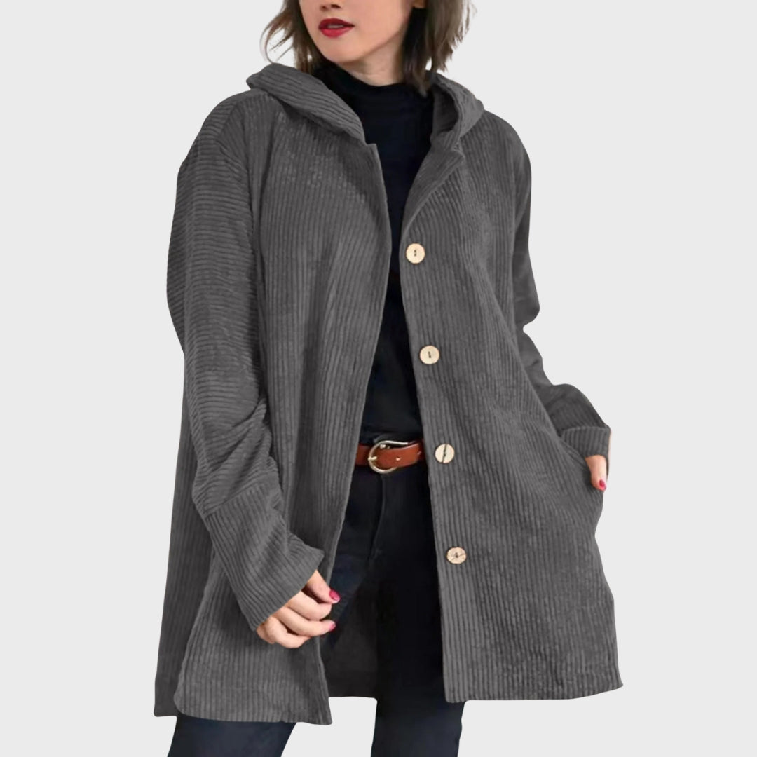 EB | Gemütliche Kordjacke mit Kapuze