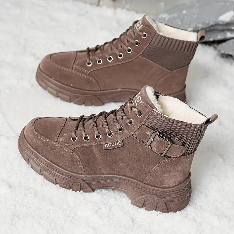 EB | Warme Samt Stiefeletten für Frauen