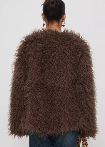 EB | Shaggy Kunstpelzjacke