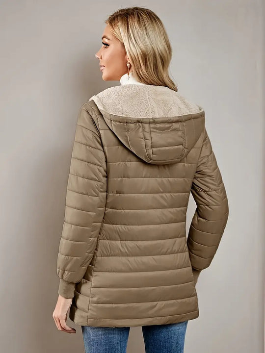 EB | Fleece Gefütterte Jacke mit Reißverschluss