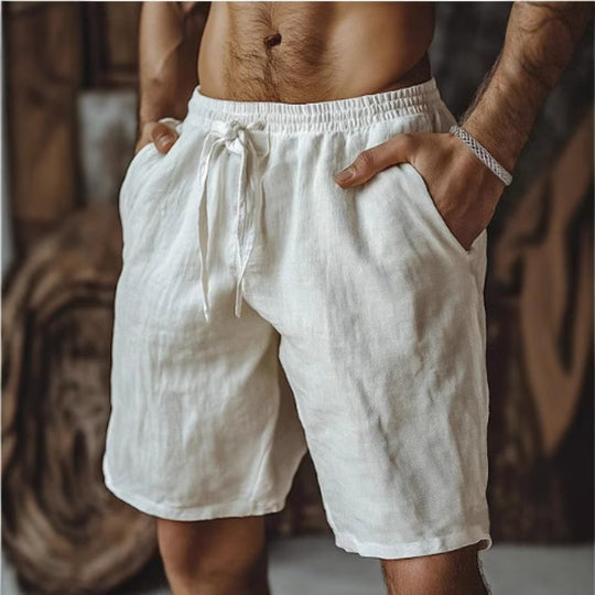 EB | Herren-Schnürshorts aus Baumwolle