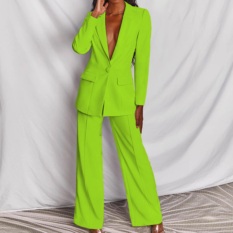 EB | Eleganter Damenanzug mit Langen Ärmeln und Hose