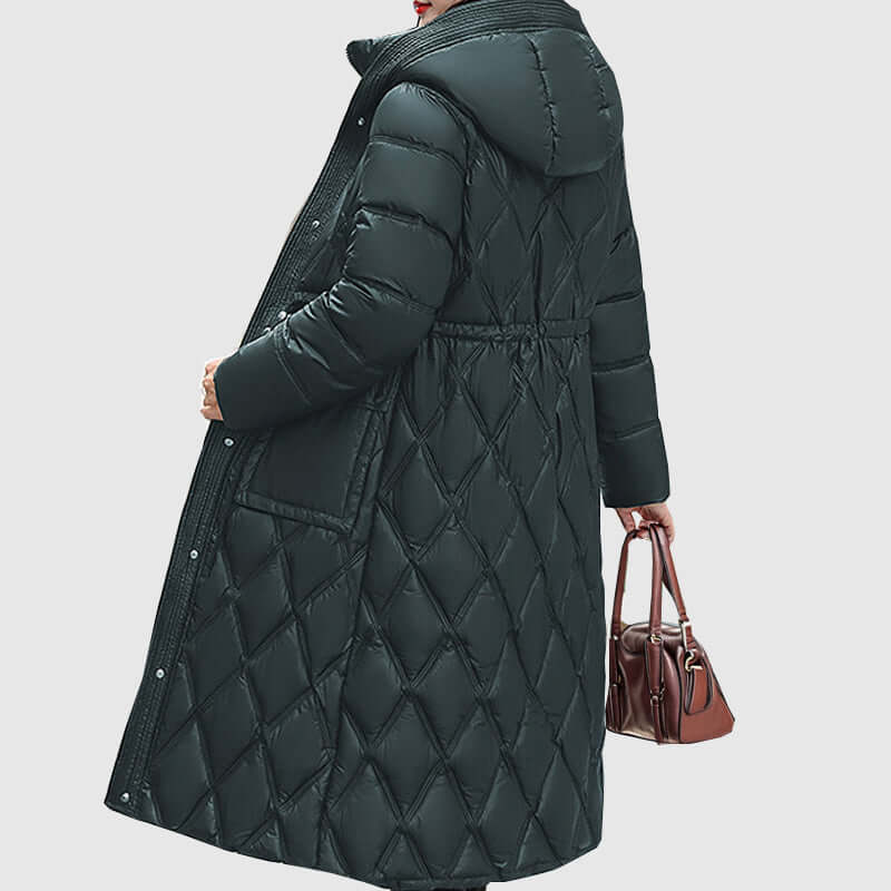 EB | Damen gepolsterte Kapuzen Winterjacke