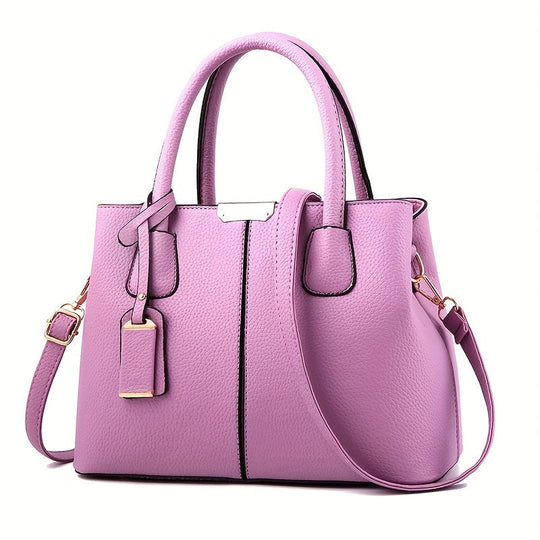 EB – Schicke All Season Geräumige PU Handtasche für Frauen