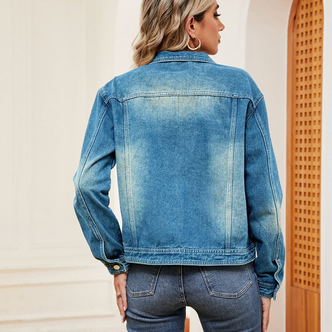 EB | Gewaschenes Denim-Jacke
