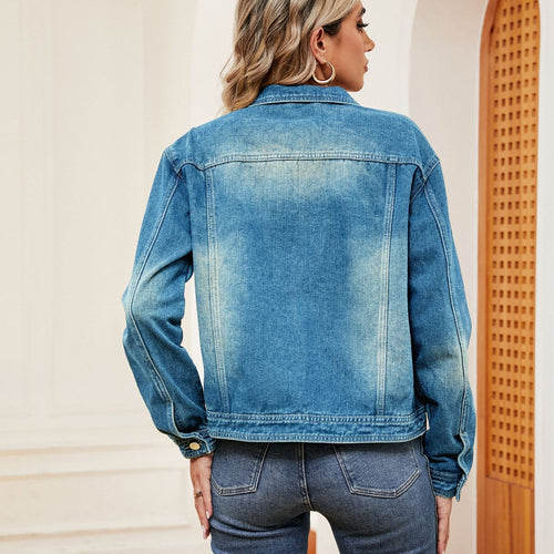 EB | Gewaschenes Denim-Jacke