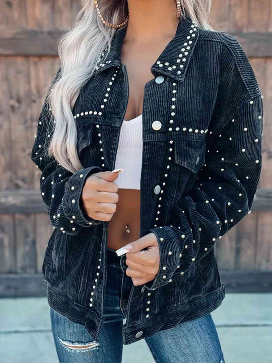 EB | Nietenkragenknopfhemdjacke