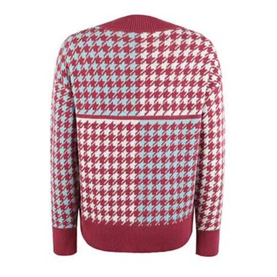 EB | Geometrischer Strickpullover Mit Trendigem Muster